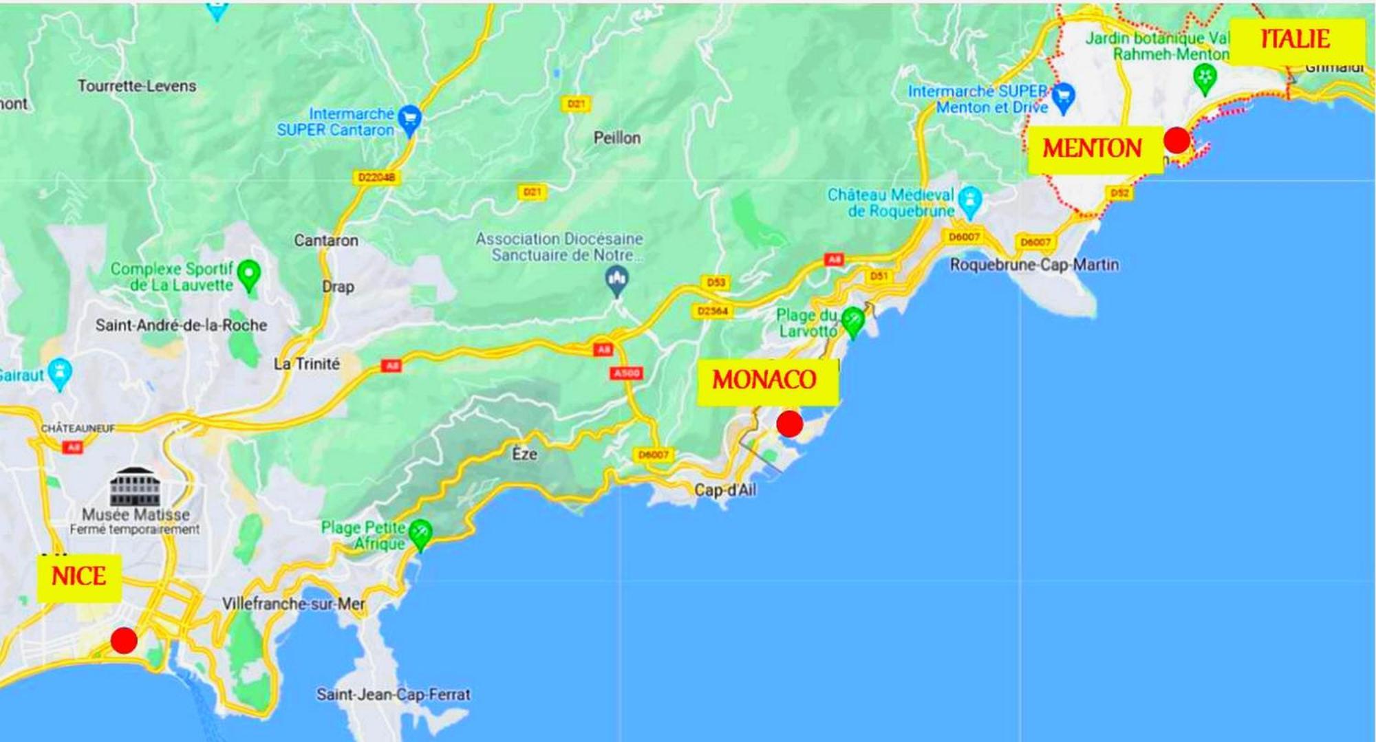 Menton, Centre Historique, Vue Mer エクステリア 写真